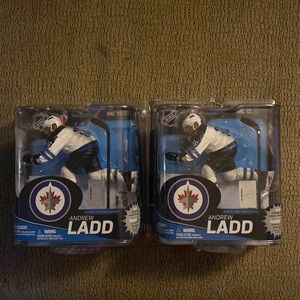 *New* Winnipeg Jets 2 Pack McFarlane Toys Andrew Ladd NHL Hockey Figures X2